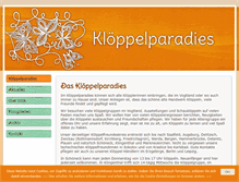 Tablet Screenshot of kloeppelparadies.de